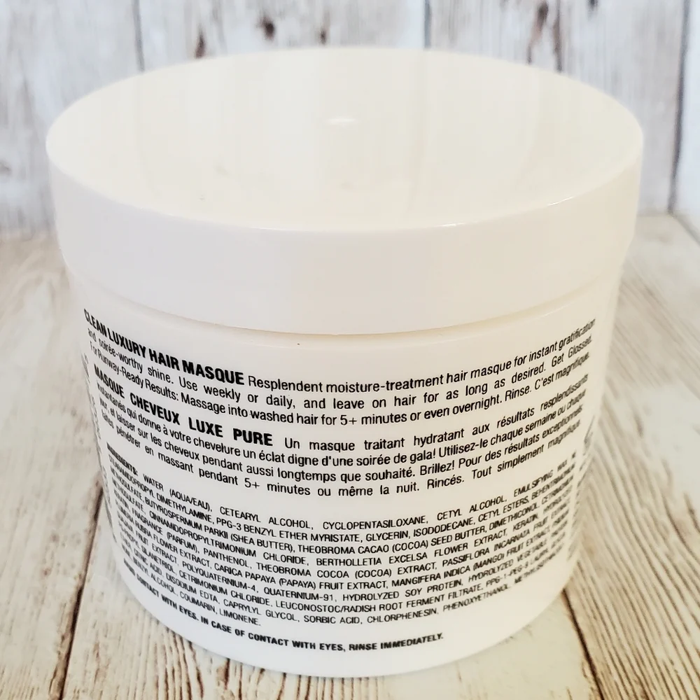 Gloss Moderne Clean Luxury Hair Masque 4oz. Mask Sulfate/Paraben Free and Vegan